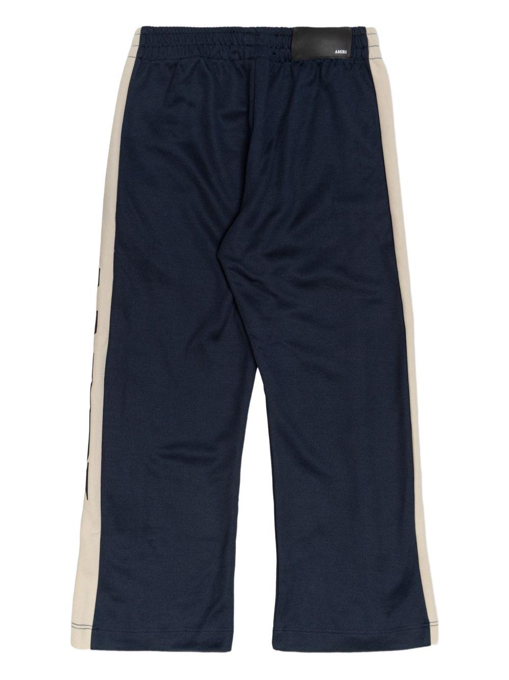Pantaloni sportivi per bambino Amiri Kids blu con dettaglio logo ACBMPA1001 508 AMIRI KIDS