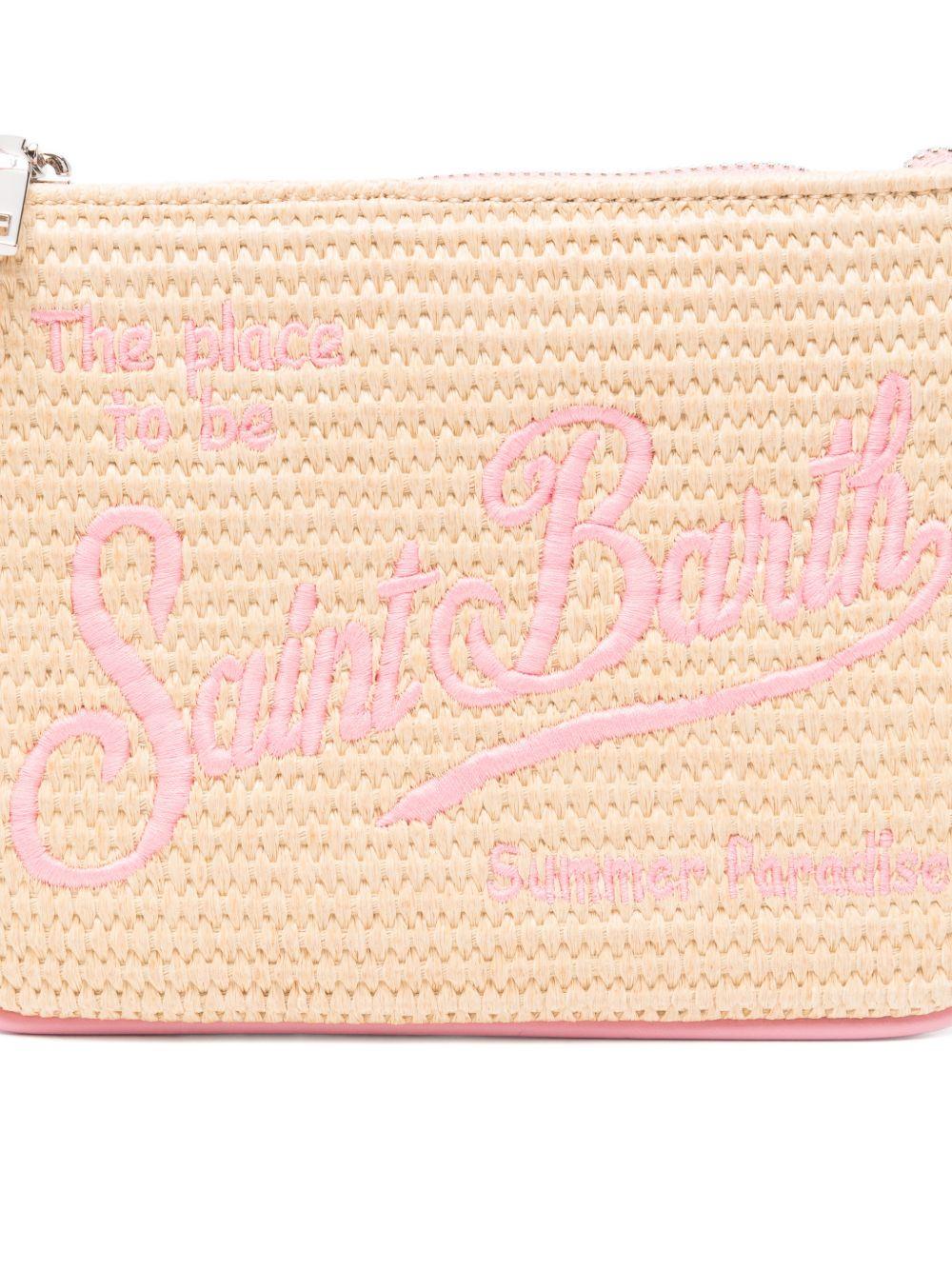 Pochette Parisienne MC2 Saint Barth beige con ricamo logo PARM002 00415L MC2 ST. BARTH KIDS