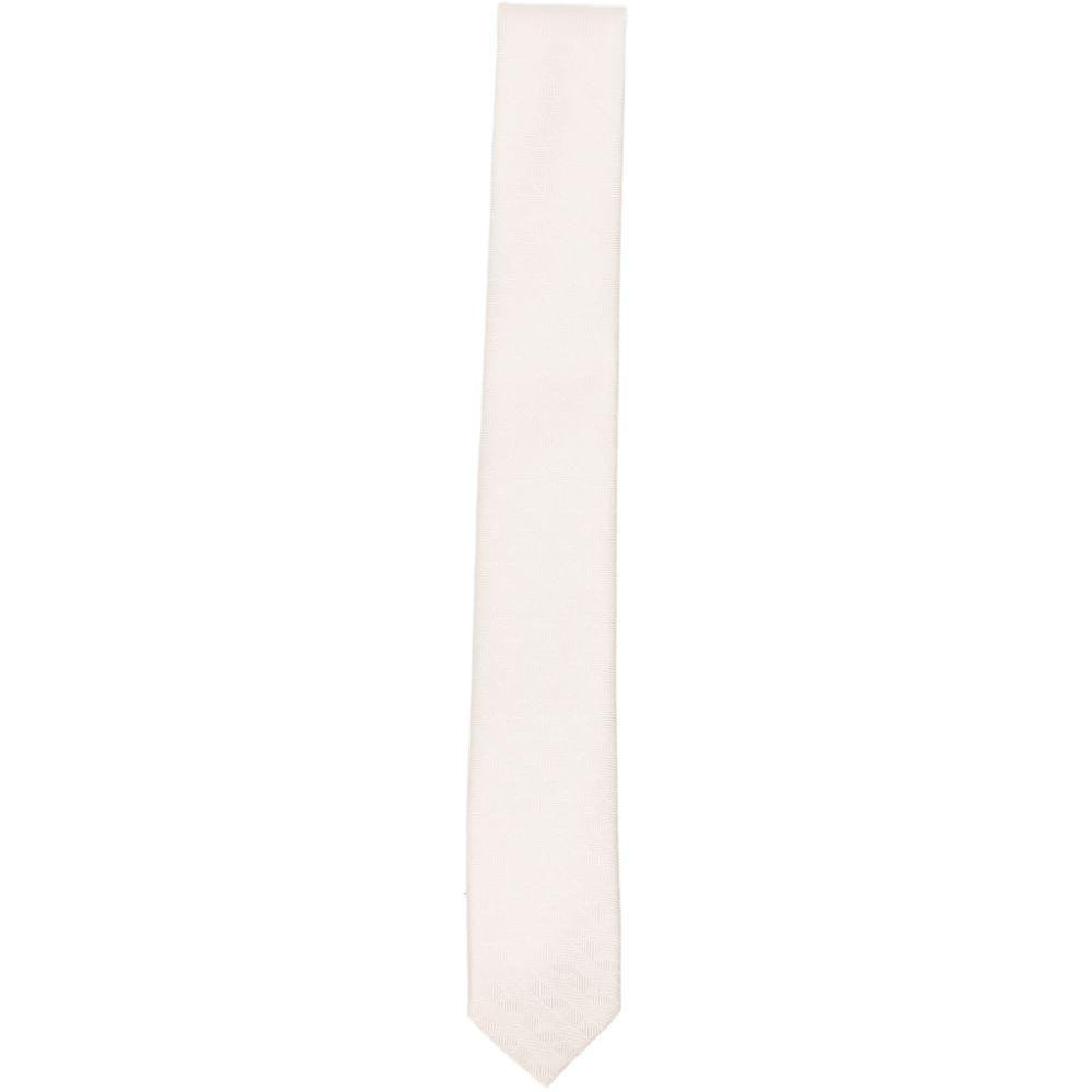 Cravatta per bambino Emporio Armani beige testurizzata EB000843 AF23748 F1018 EMPORIO ARMANI KIDS