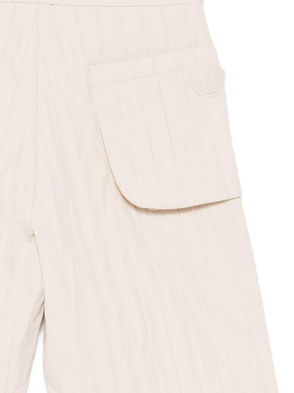Shorts per bambino Emporio Armani Kids beige con trama a coste EB001062 AF20709 U1156 EMPORIO ARMANI KIDS
