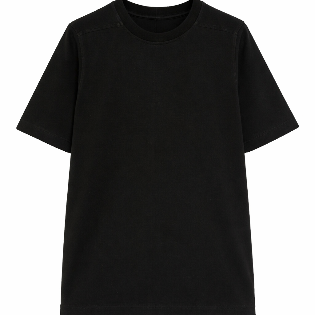 T-shirt Jumbo per bambino Rick Owens Kids nera a girocollo BG01F3274RNP 09 RICK OWENS KIDS