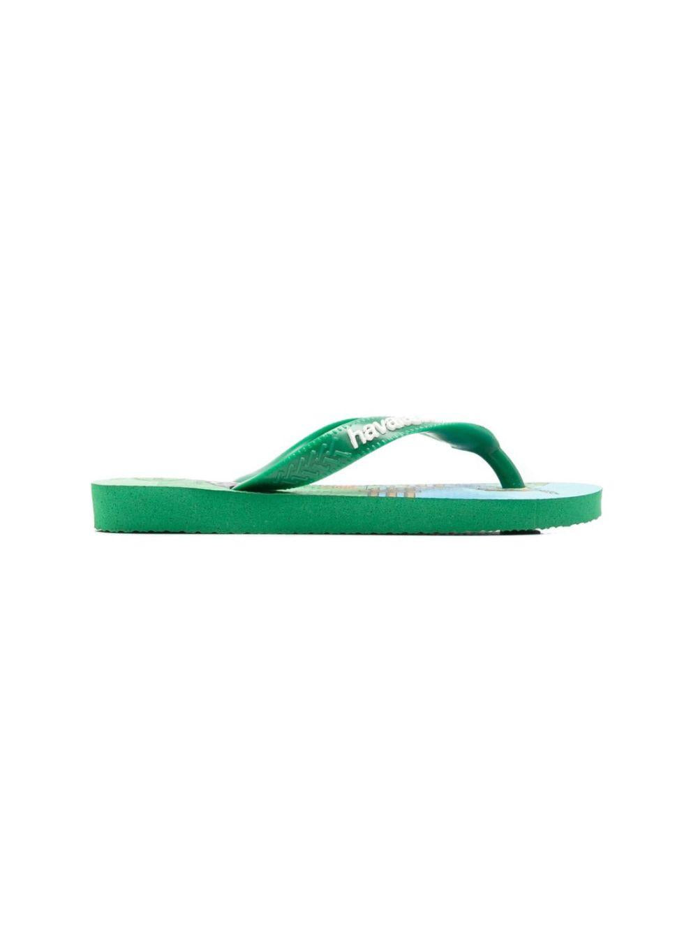 Infradito per bambino Havaianas Kids x Minecraft verdi con stampa grafica all-over 4145125 2703 HAVAIANAS KIDS