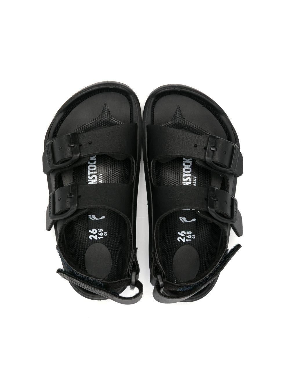 Sandali per bambino Birkenstock Kids Mogami nero con fibbia 1026780 BLACK BIRKENSTOCK KIDS