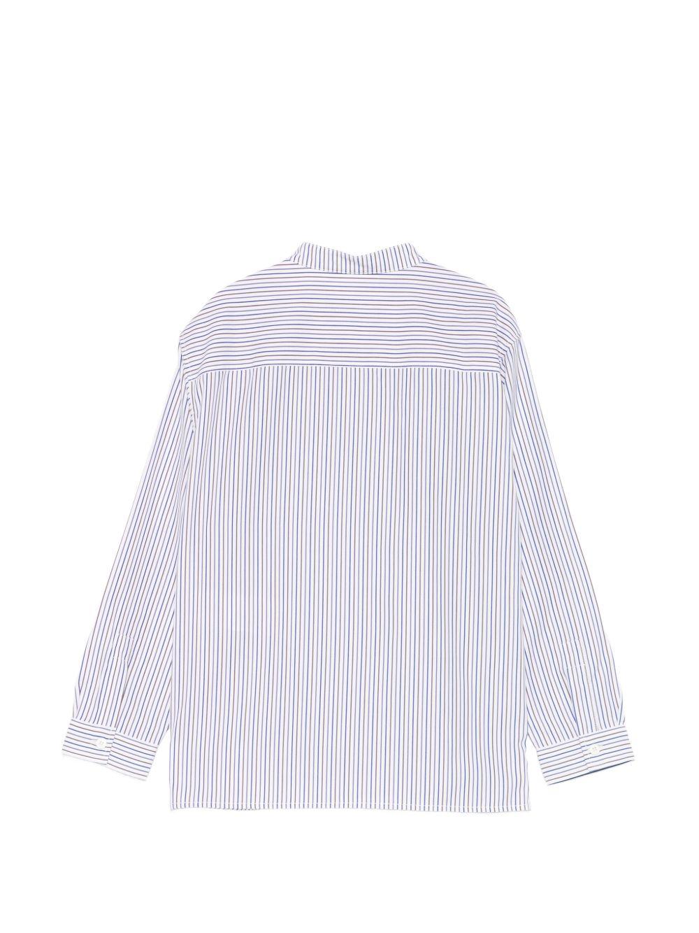 Camicia per bambino DONDUP Kids bianca con design a righe DMCA0510CR024 R001 DONDUP KIDS