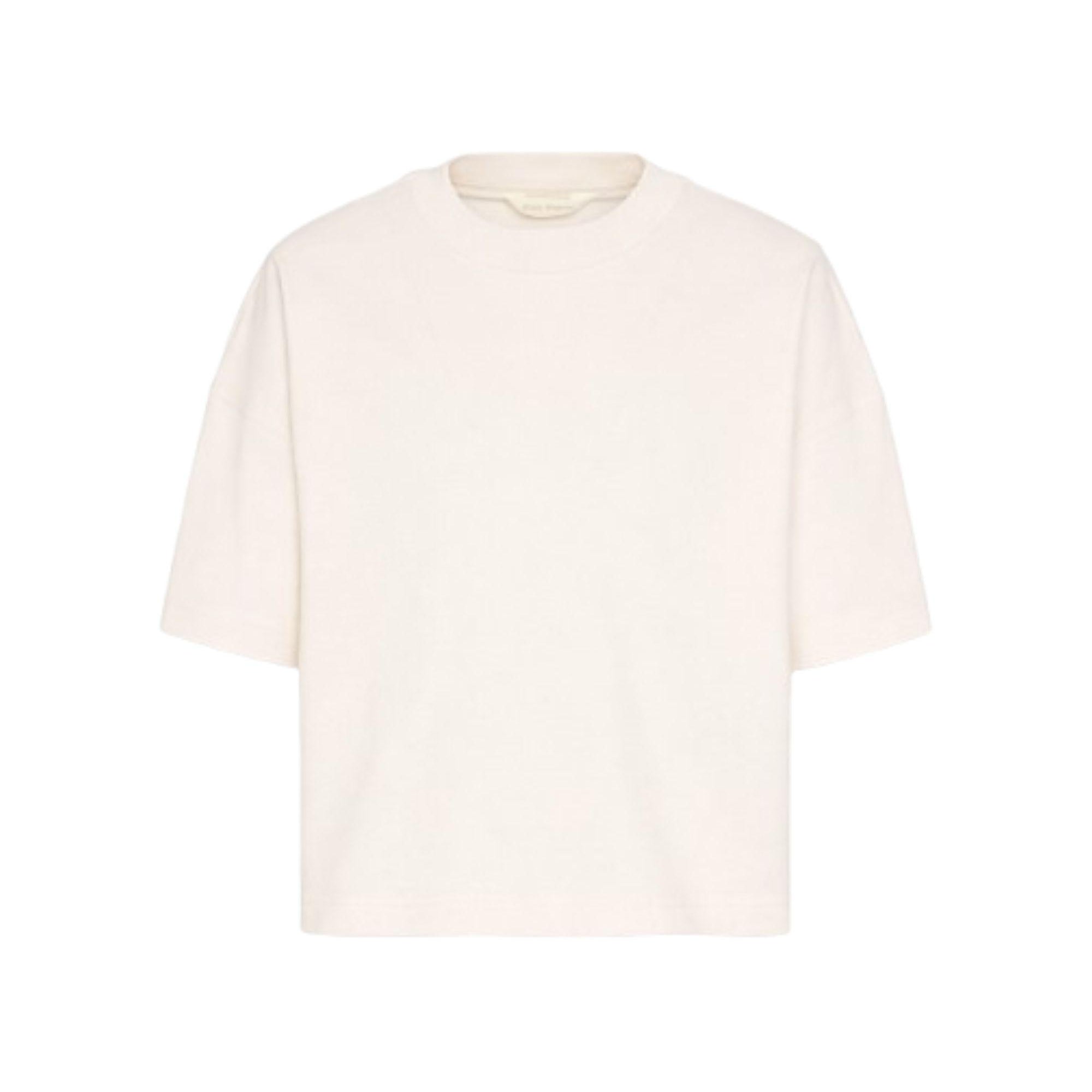 T-shirt per bambina Palm Angels Kids bianca con logo sul retro PGAA001S26JER001 002 PALM ANGELS KIDS