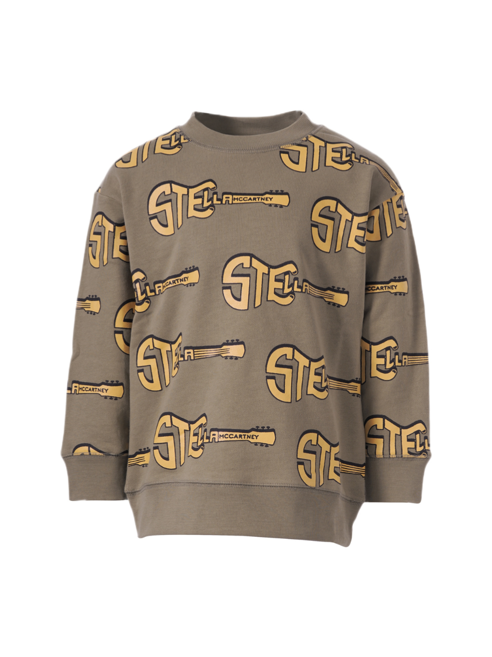 Felpa per bambino Stella McCartney Kids multicolore con stampa logo all-over TY4P50 Z3523 770MC STELLA McCARTNEY KIDS