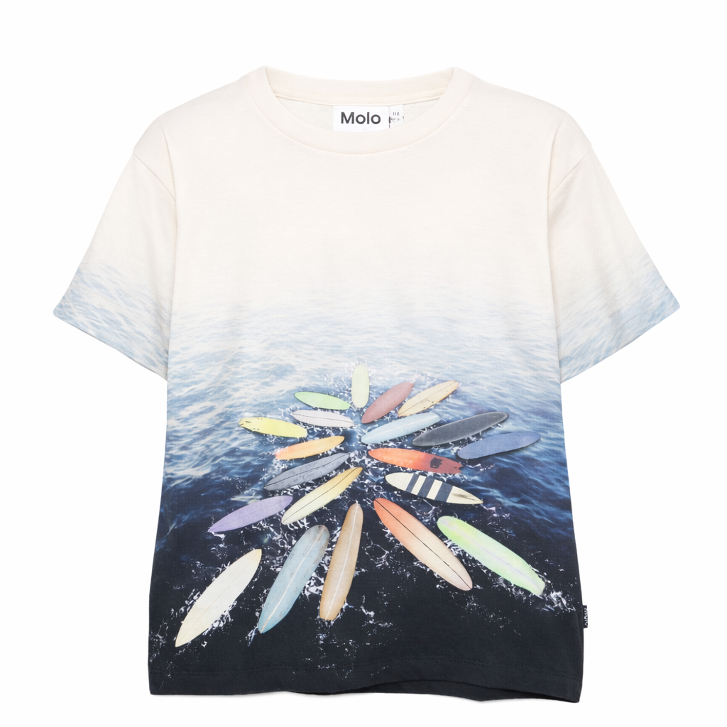T-shirt per bambino Molo multicolore con stampa fotografica 1S26A208 9872 MOLO KIDS