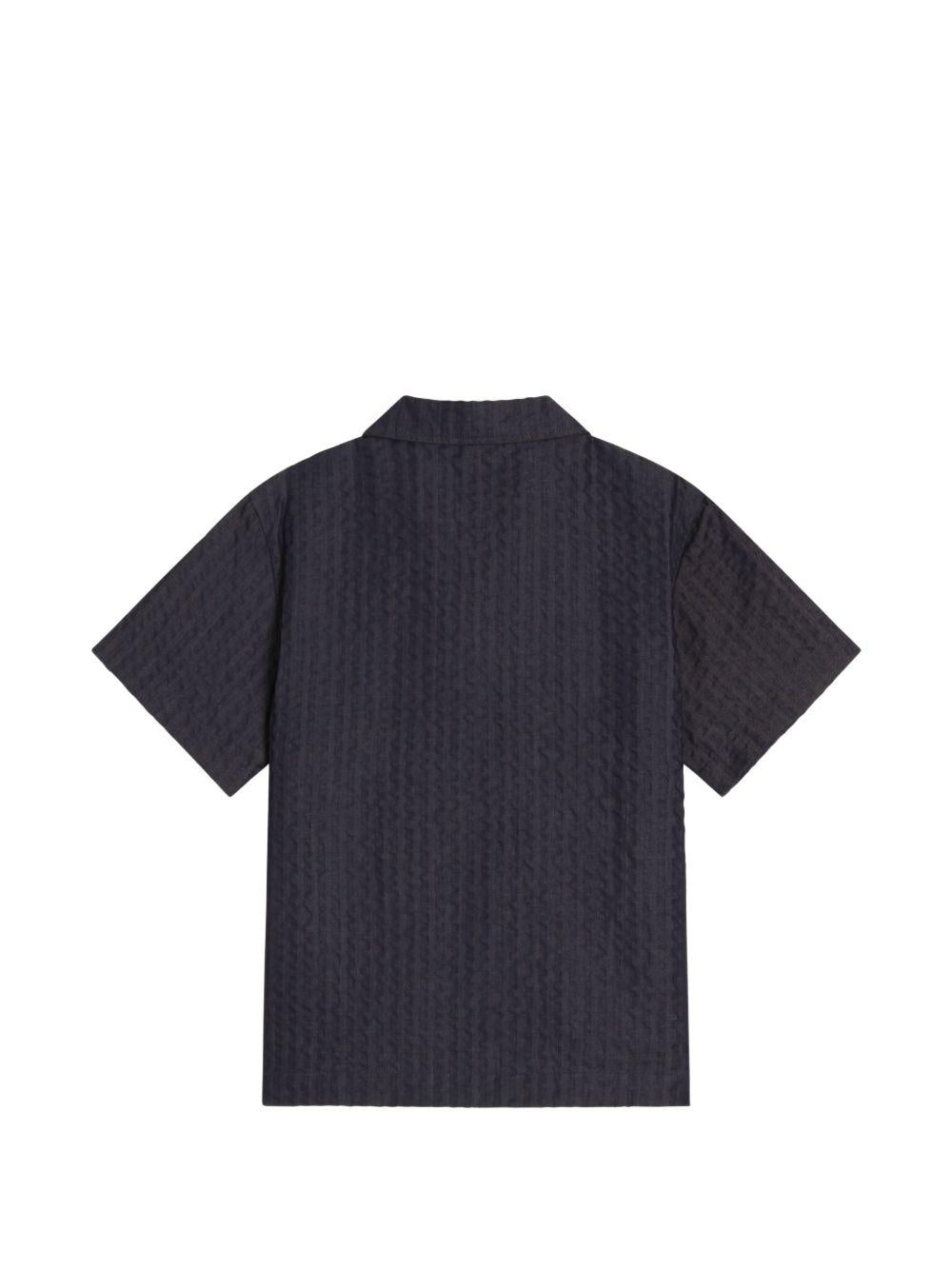 Camicia per bambino Dolce & Gabbana Kids nera con colletto classico L44S10 LDD54 S9000 DOLCE & GABBANA KIDS