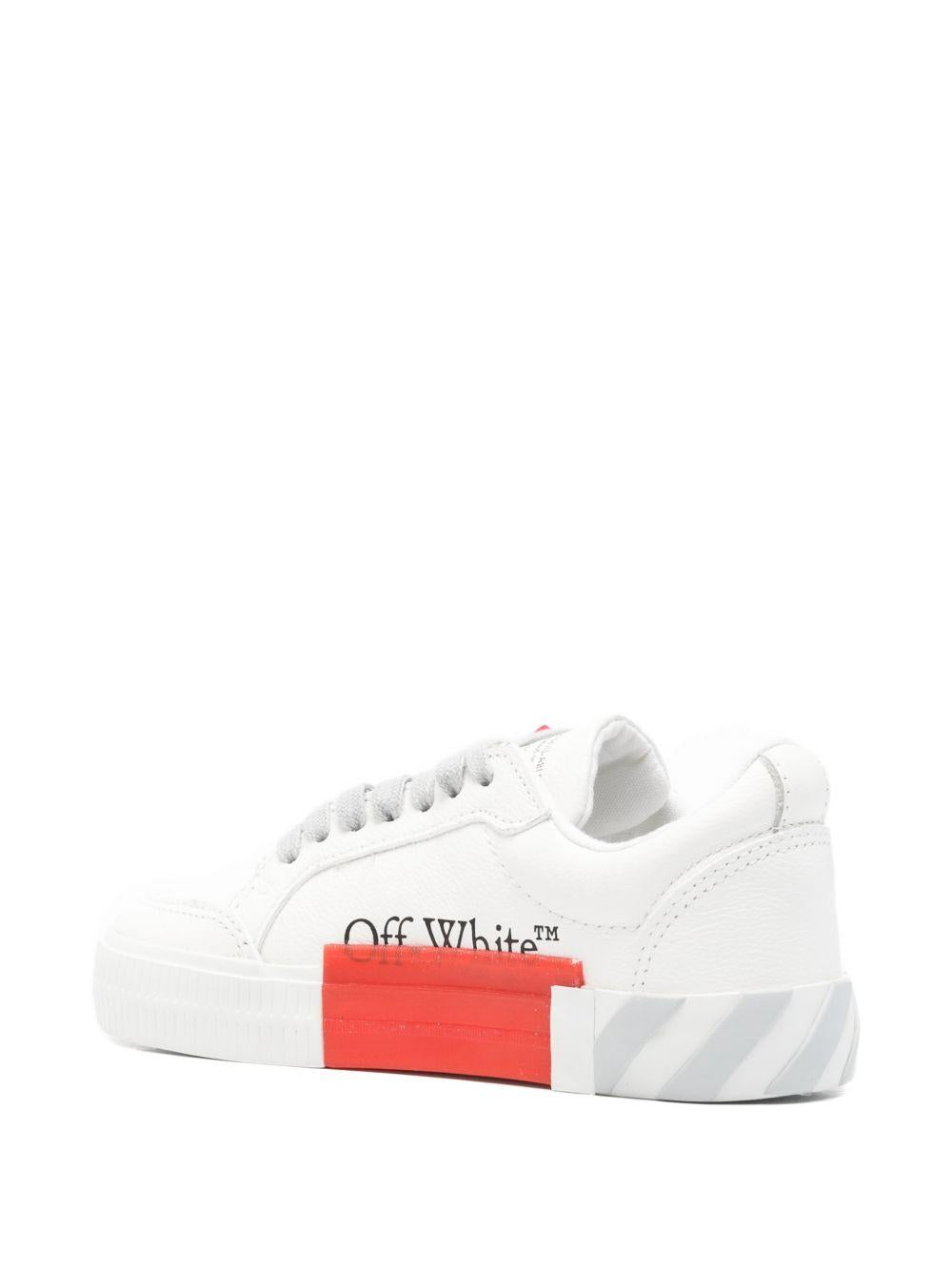 Sneakers per bambino Off White Kids bianche con dettagli grigi OBIA003S26LEA001 0105 OFF WHITE KIDS