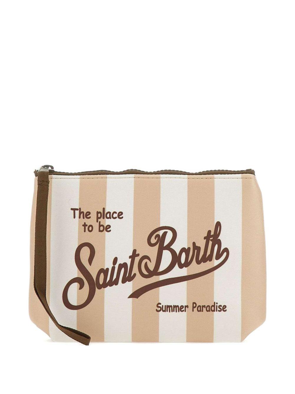 Pochette Aline pop MC2 Saint Barth beige con cinturino da polso ALIN001 09413L MC2 ST. BARTH