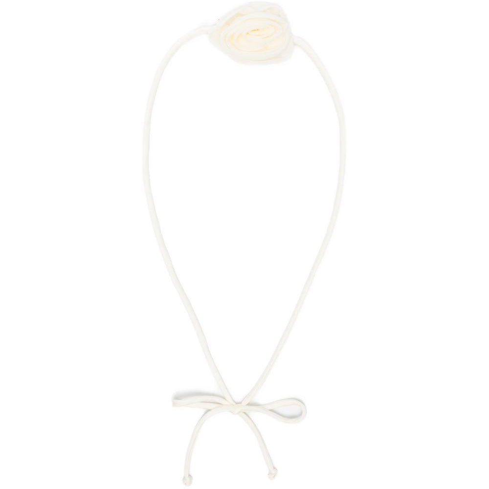 Collana choker per bambina Alberta Ferretti Kids bianca con dettaglio fiore R9G001 7140 0035 ALBERTA FERRETTI KIDS