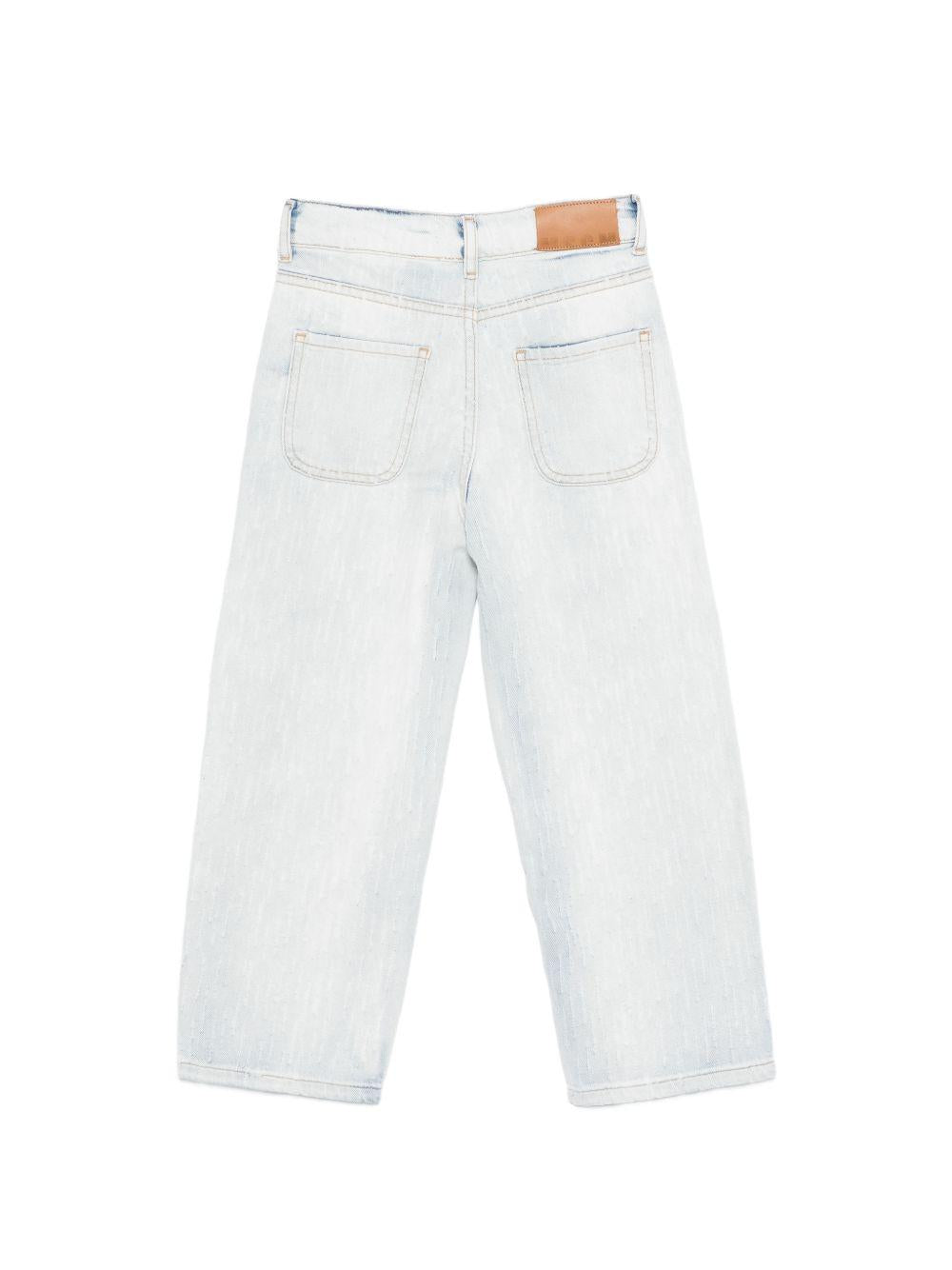 Jeans per bambino MSGM Kids denim con logo S6MSJUDP044 126 MSGM KIDS