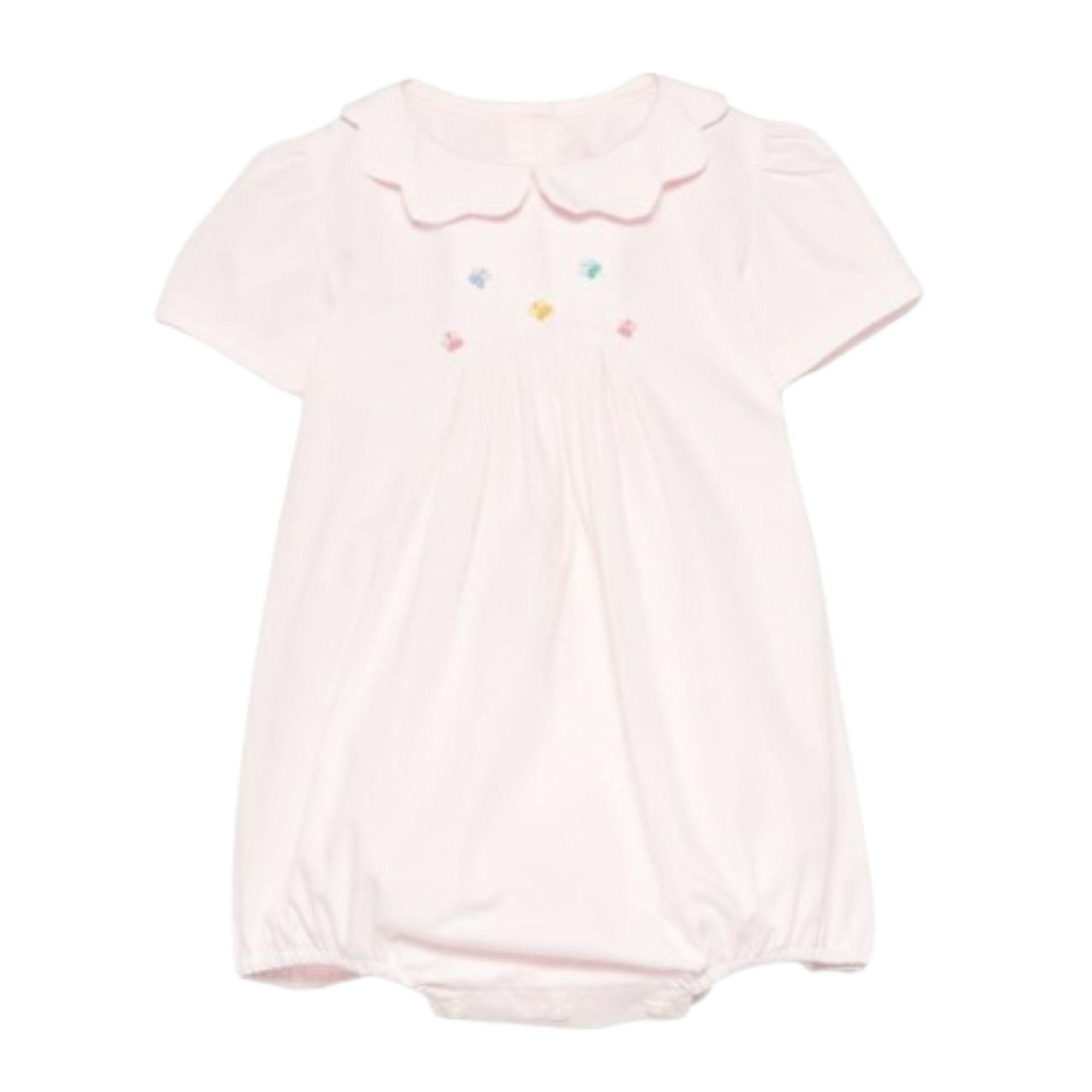 Tutina per neonata Mariella Ferrari rosa con ricamo a farfalla PLO13BIS 007 MARIELLA FERRARI KIDS