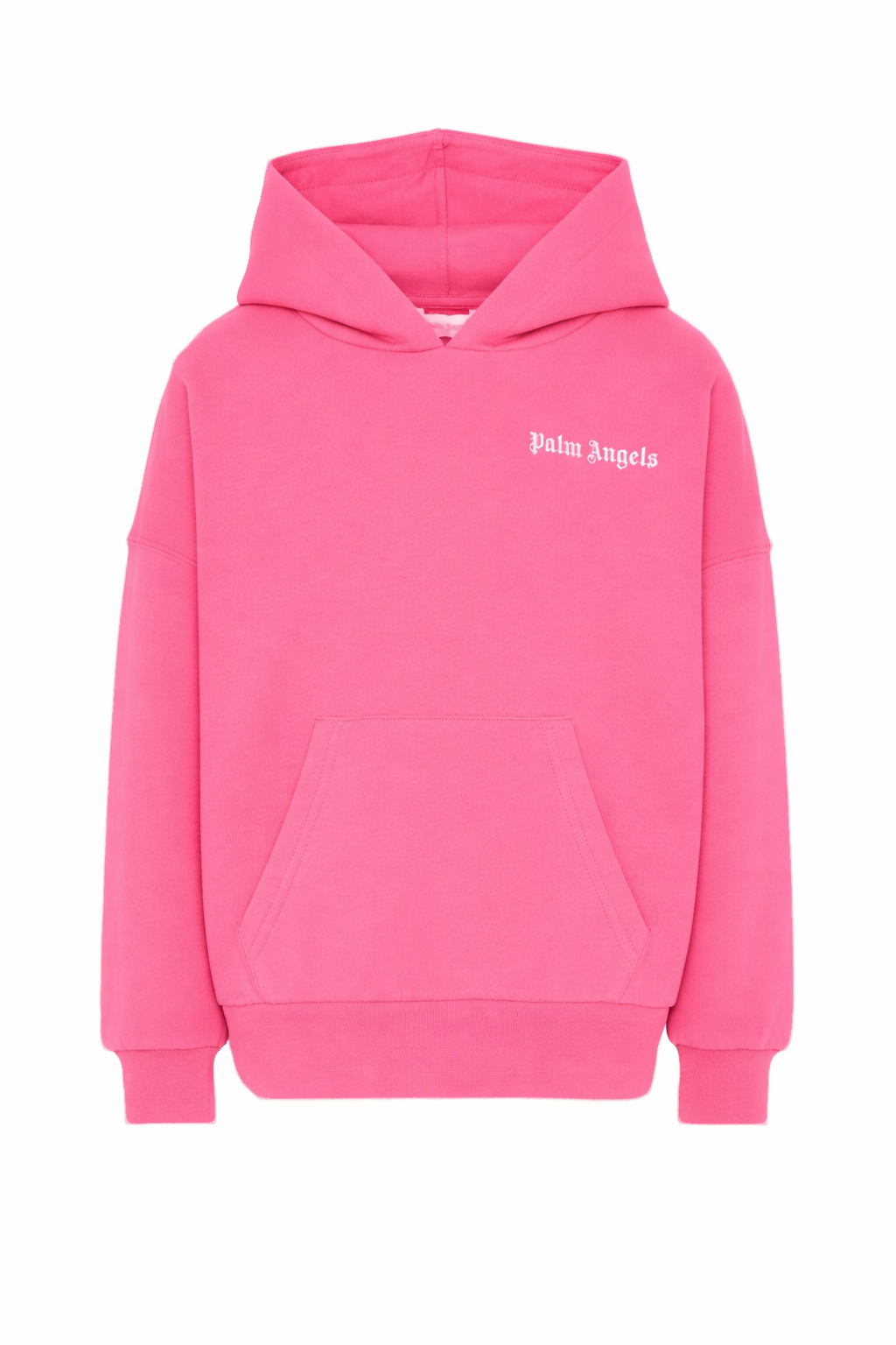 Felpa per bambina Palm Angels Kids rosa con logo sul davanti PGBB014S26FLE001 044 PALM ANGELS KIDS