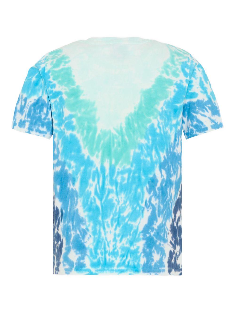 T-shirt da bambino Casablanca Kids blucon fantasia tie dye KSP26JTS03804 SURF LOTUS CASABLANCA KIDS