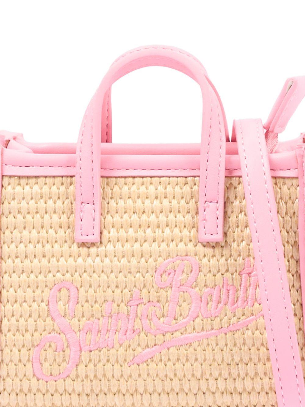Borsa Vivian Micro MC2 Saint Barth beige con bordo a contrasto VIMS001 00415L MC2 ST. BARTH KIDS
