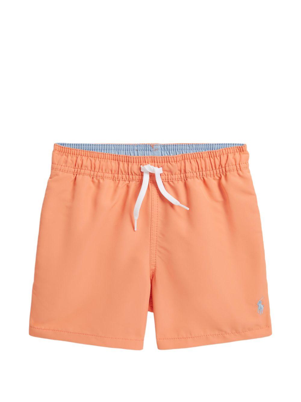 Costume per bambino Polo Ralph Lauren Kids arancione con ricamo Polo Pony 322904015 500 Ralph Lauren kids