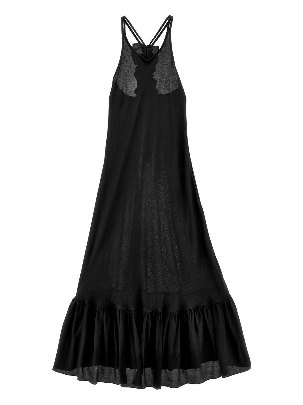 Abito per bambina Monnalisa nera con volant 41G906 7125 0050 MONNALISA KIDS