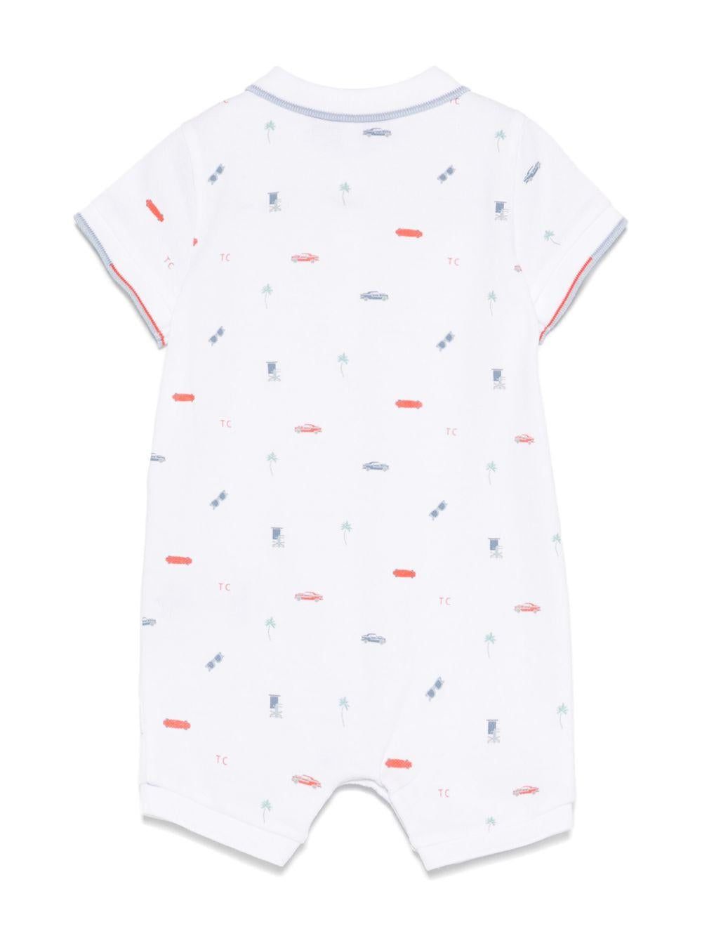 Tutina per neonato Tartine Et Chocolat bianco con stampa grafica CA33091 77 TArtine & Chocolat KIDS