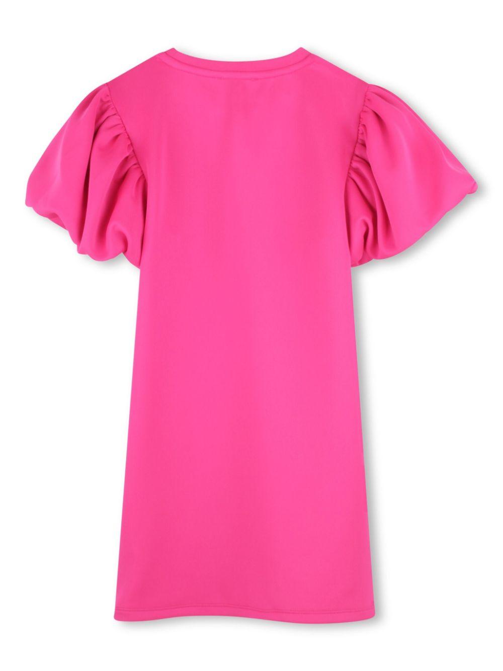 Abito con stampa Snapshot per bambina Marc Jacobs Kids fucsia W60496 47M THE MARC JACOBS KIDS
