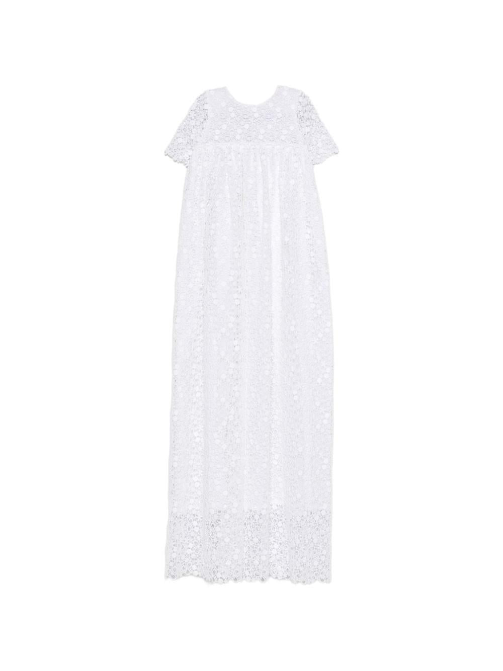 Abito battesimale per neonata Jesurum Baby bianco in pizzo FIORE 103160 193160 VAR.71 JESURUM KIDS