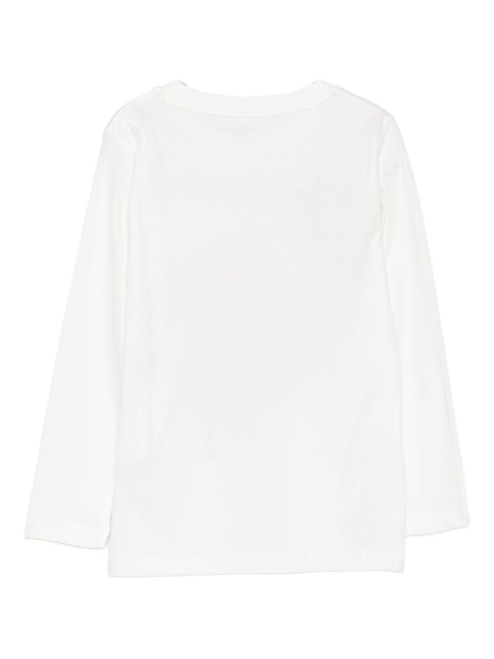 T-shirt per bambino Stella McCartney Kids bianco con stampa scoiattolo TX8R20 Z0434 101 STELLA McCARTNEY KIDS