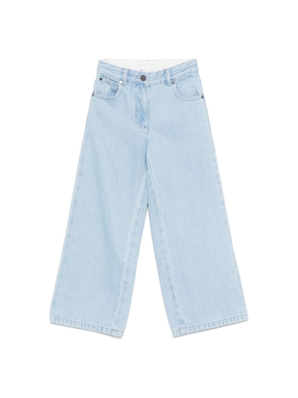 Jeans per bambina Stella McCartney Kids in denim con stampa floreale TX6A00 Z0746 606 STELLA McCARTNEY KIDS