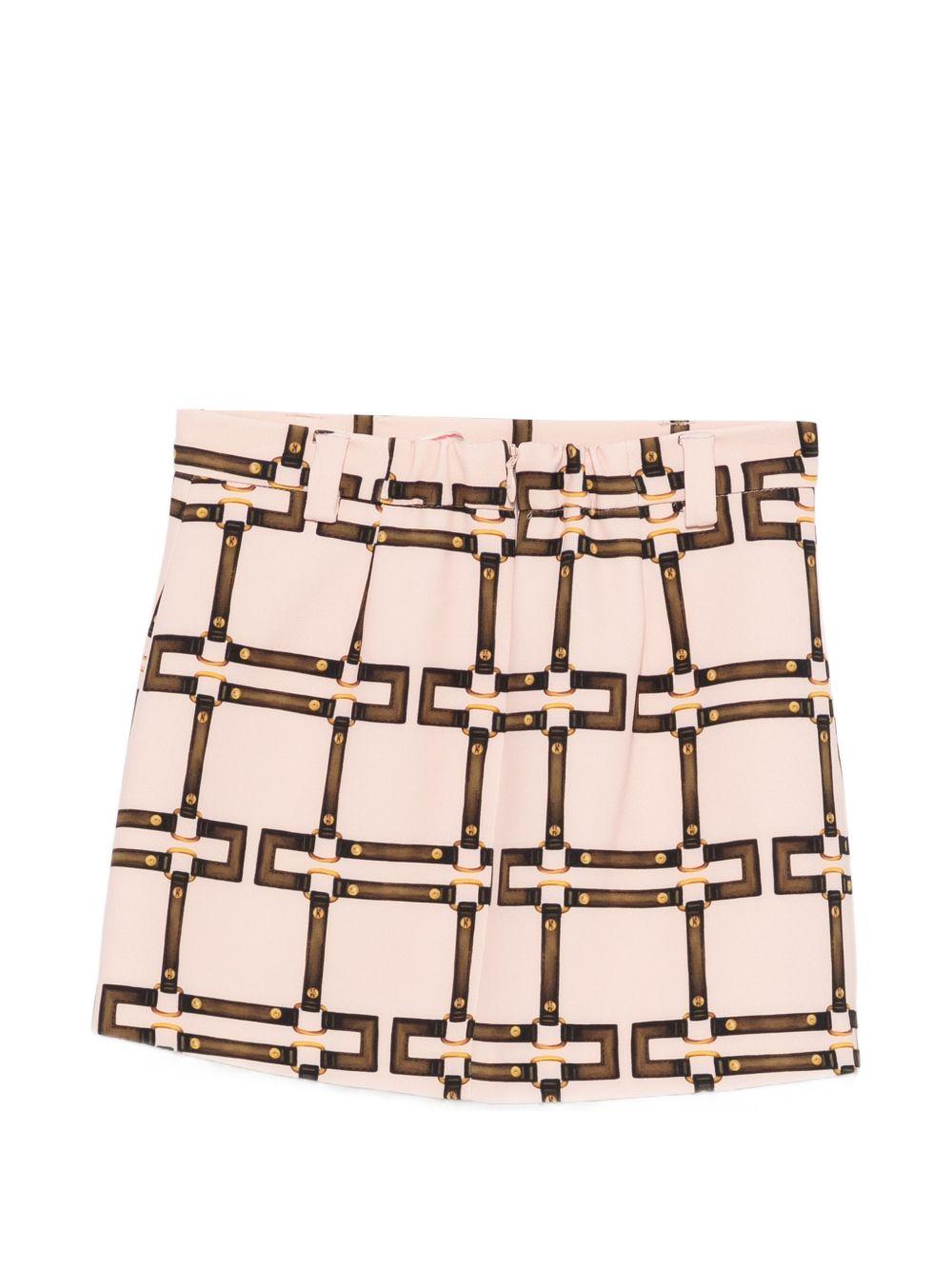 Gonna per bambina Elisabetta Franchi La Mia Bambina rosachiaro con fibbia EFGO2120GAE01 C053 ElISABETTA FRANCHI