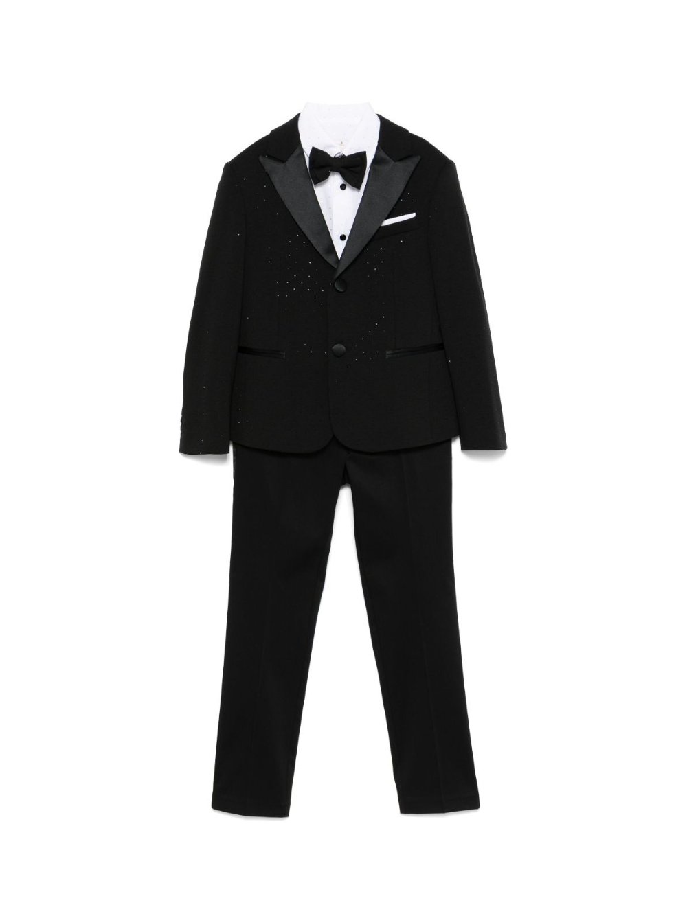 Abito con paillettes (set di tre) per bambino Colorichiari nero con passanti ML507953 4806 90 COLORICHIARI KIDS