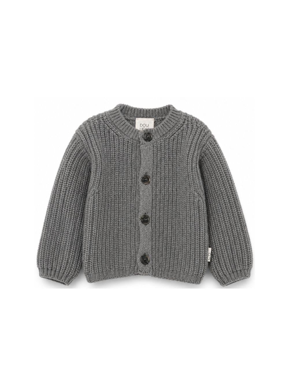 Maglione per neonato Douuod Kids grigio con lavorazione a maglia DZ9500 Z3404 917 DOUUOD KIDS