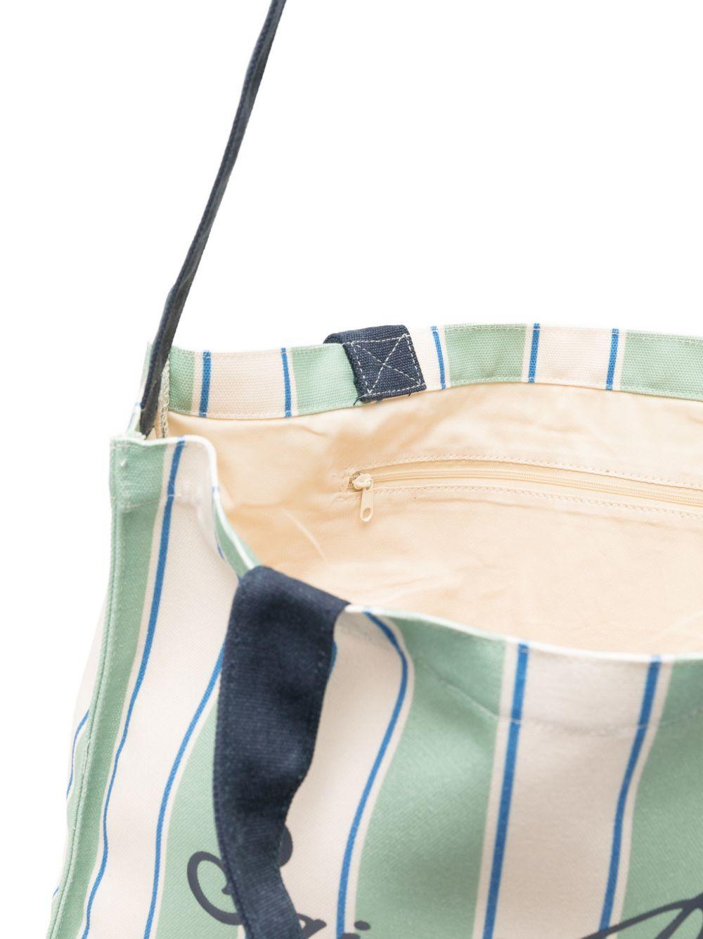 Borsa tote Essential Bag N MC2 Saint Barth multicolore con design a righe EBAGN007 09420L MC2 ST. BARTH KIDS