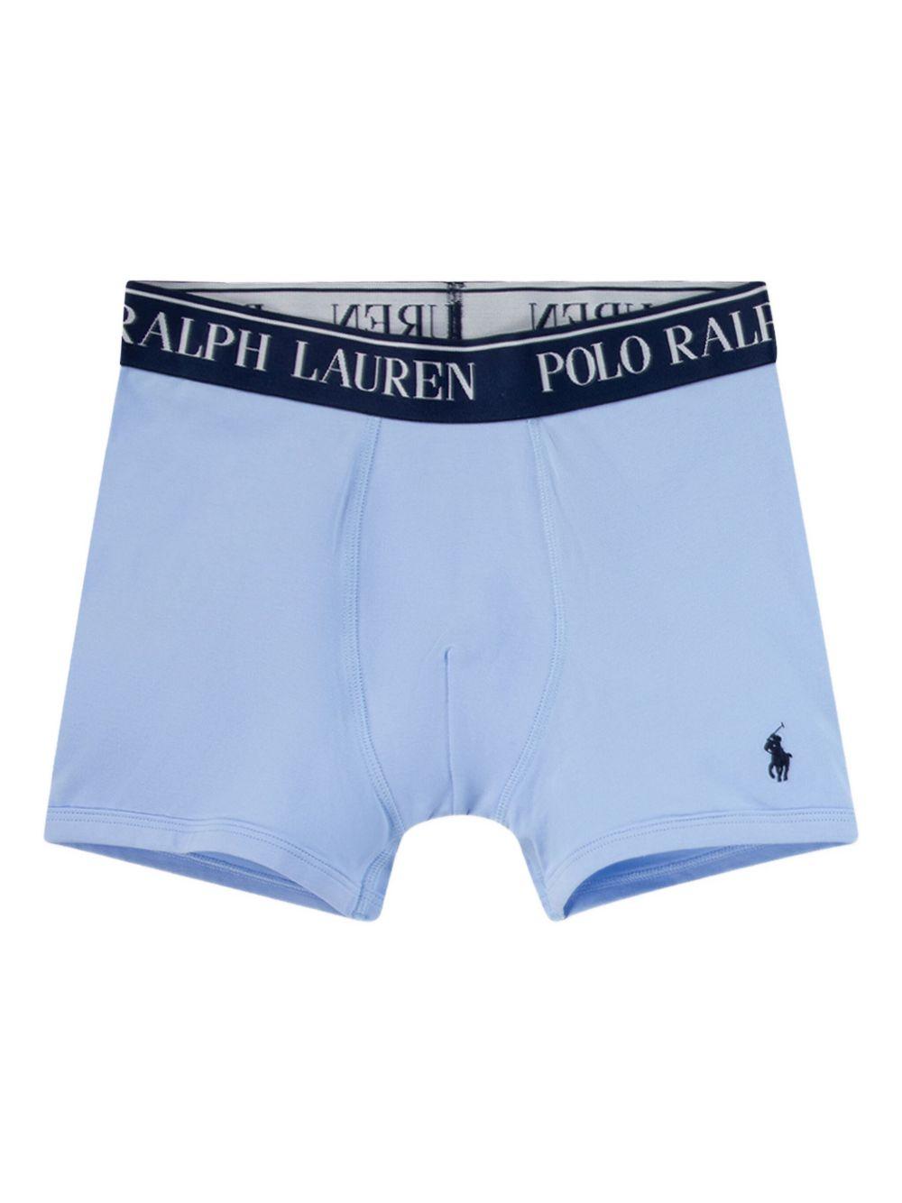 Boxer per bambino Polo Ralph Lauren Kids multicolore con stampa Polo Pony (3 pezzi) 9P5015 BK8 Ralph Lauren kids