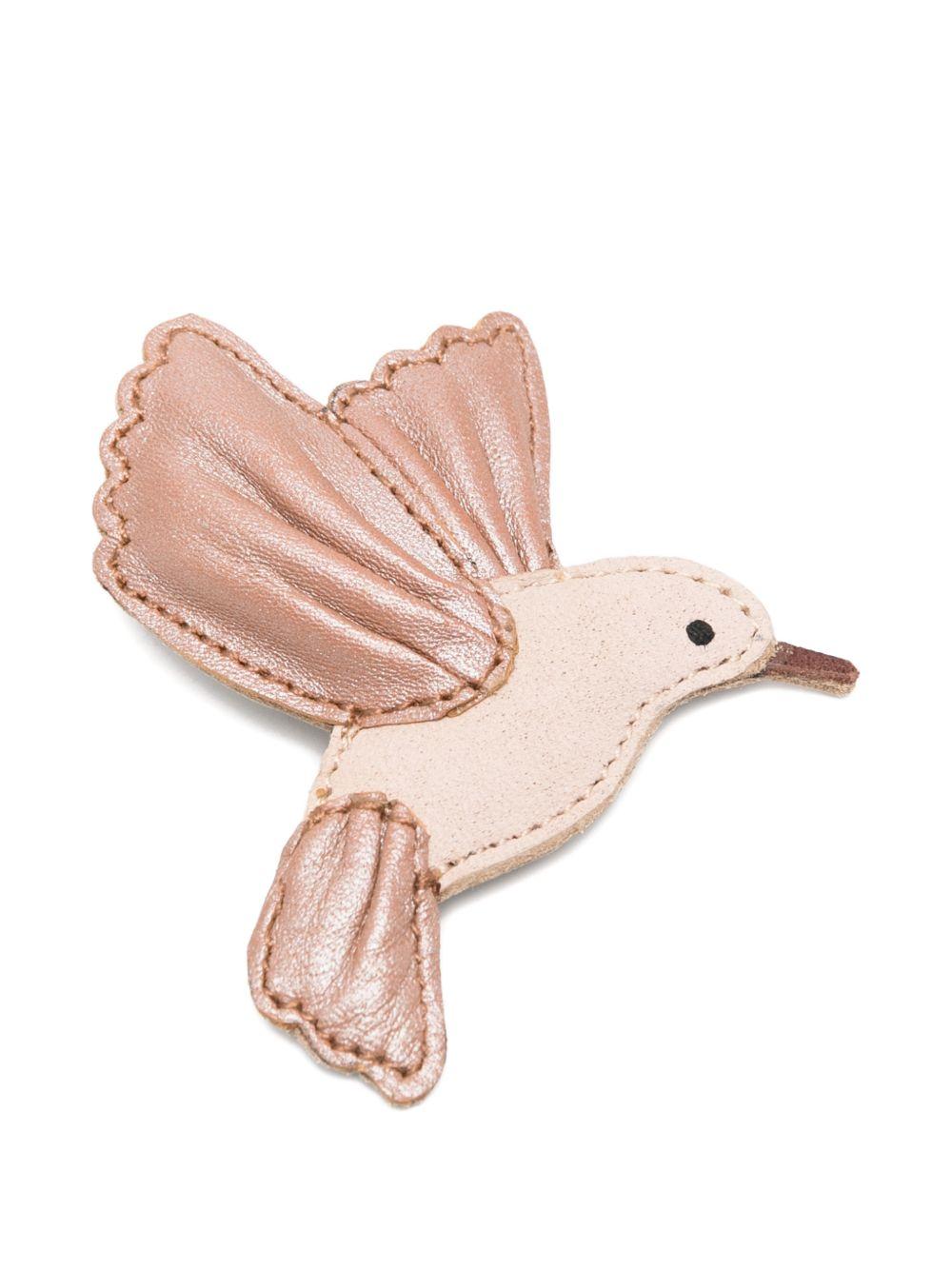 Fermaglio per bambina Donsje beige con motivo a uccello 6003015 LE203 DONSJE