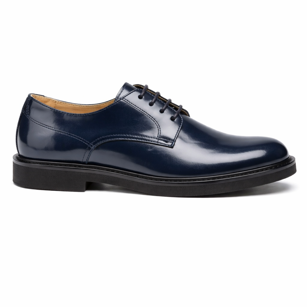 Scarpe elegantii per bambino Andrea Montelpare blu con chiusura con lacci MT19802 VAR2 MONTELPARE TRADITION KIDS