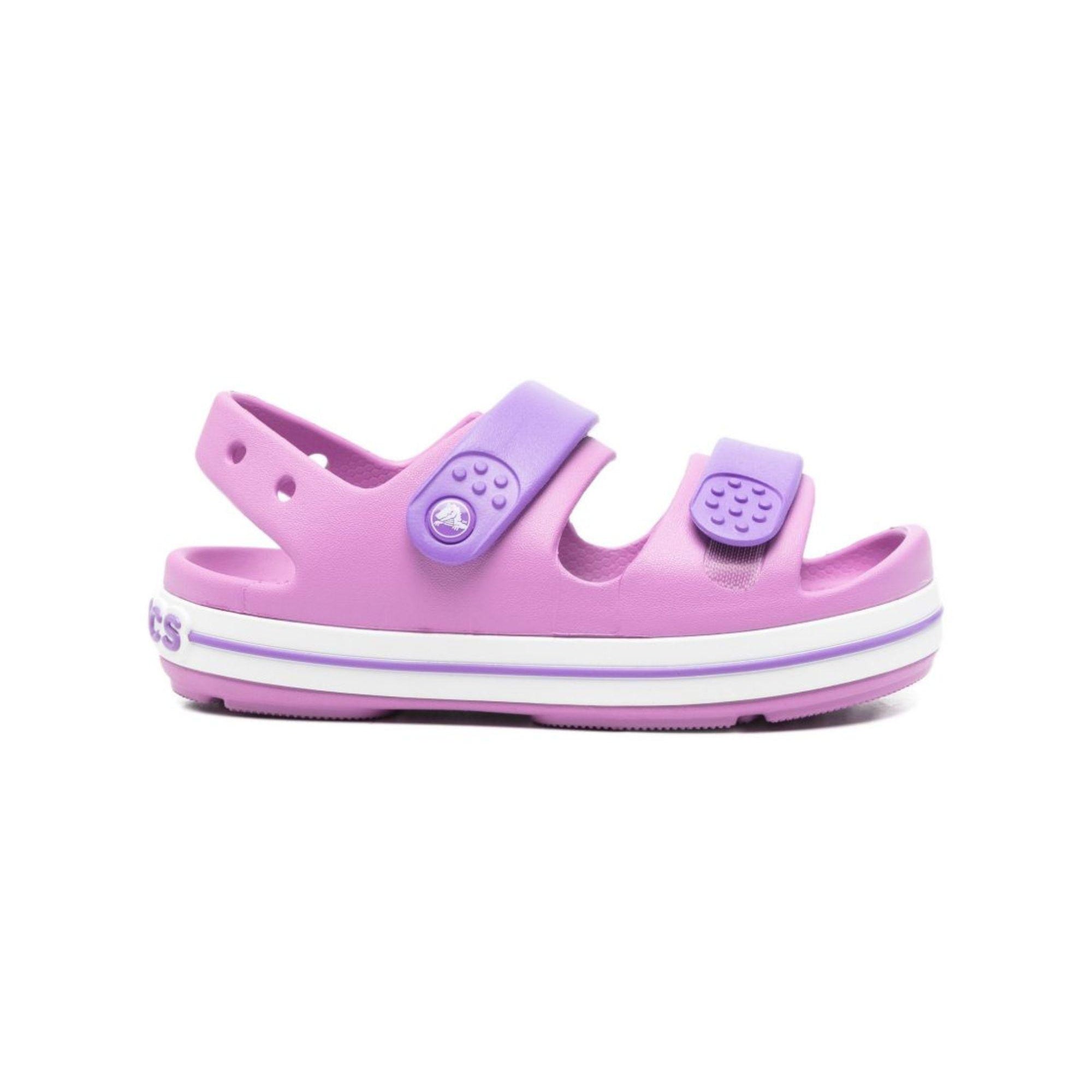 Sandali per bambina Crocs Kids rosa con dettaglio ritagliato 209423 BUBL CROCS KIDS