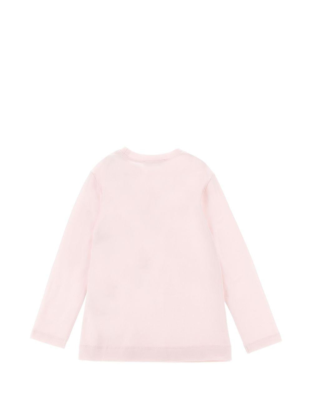 T-shirt per bambina Monnalisa Kids rosa con stampa grafica Jessie 19H602 8004 0091 MONNALISA KIDS