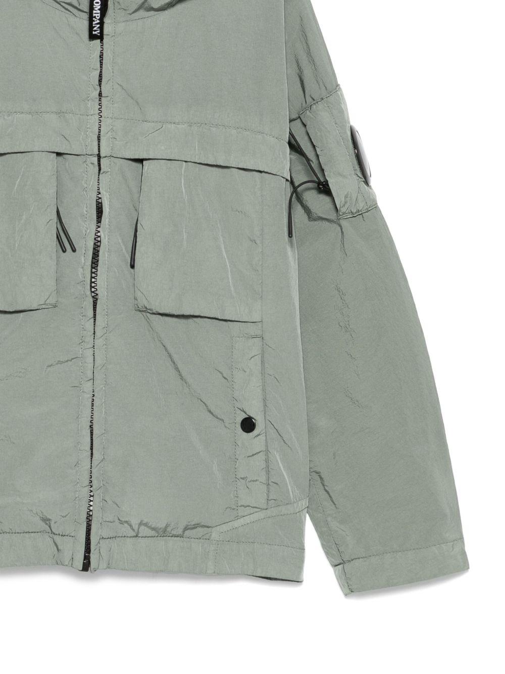 Giacca per bambino C.P. Company Kids grigio con applicazione CUS010L3C00 31870 C.P.COMPANY KIDS