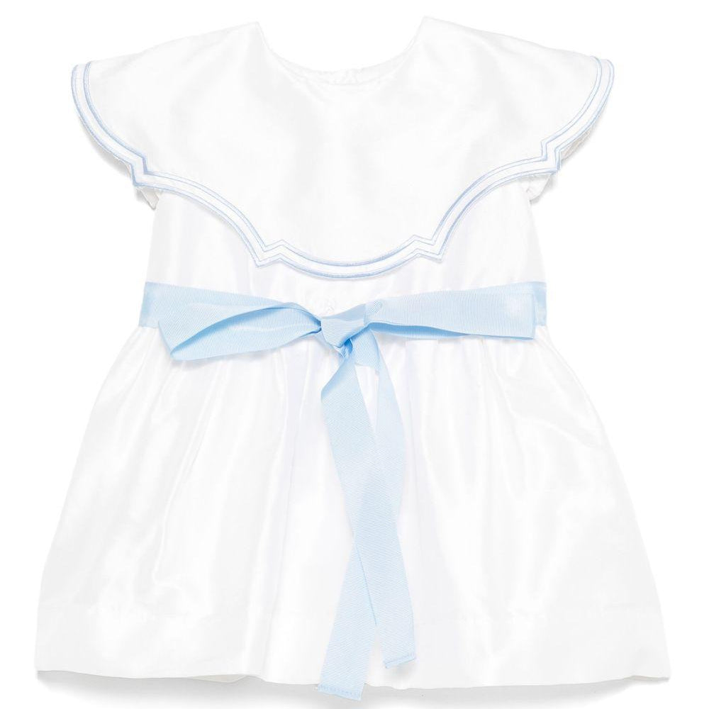 Abito per neonata JESURUM BABY Elettra bianco con dettaglio fiocco ELETTRA VAR.72 JESURUM