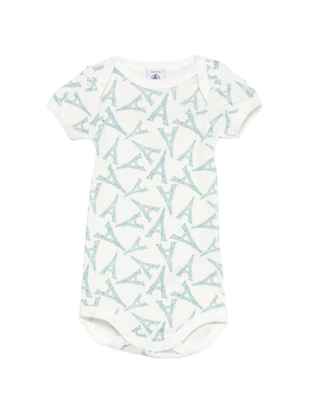Tre pezzi per neonato Petit bateau multicolore con scollo rotondo A0FOE 00 PETIT BATEAU