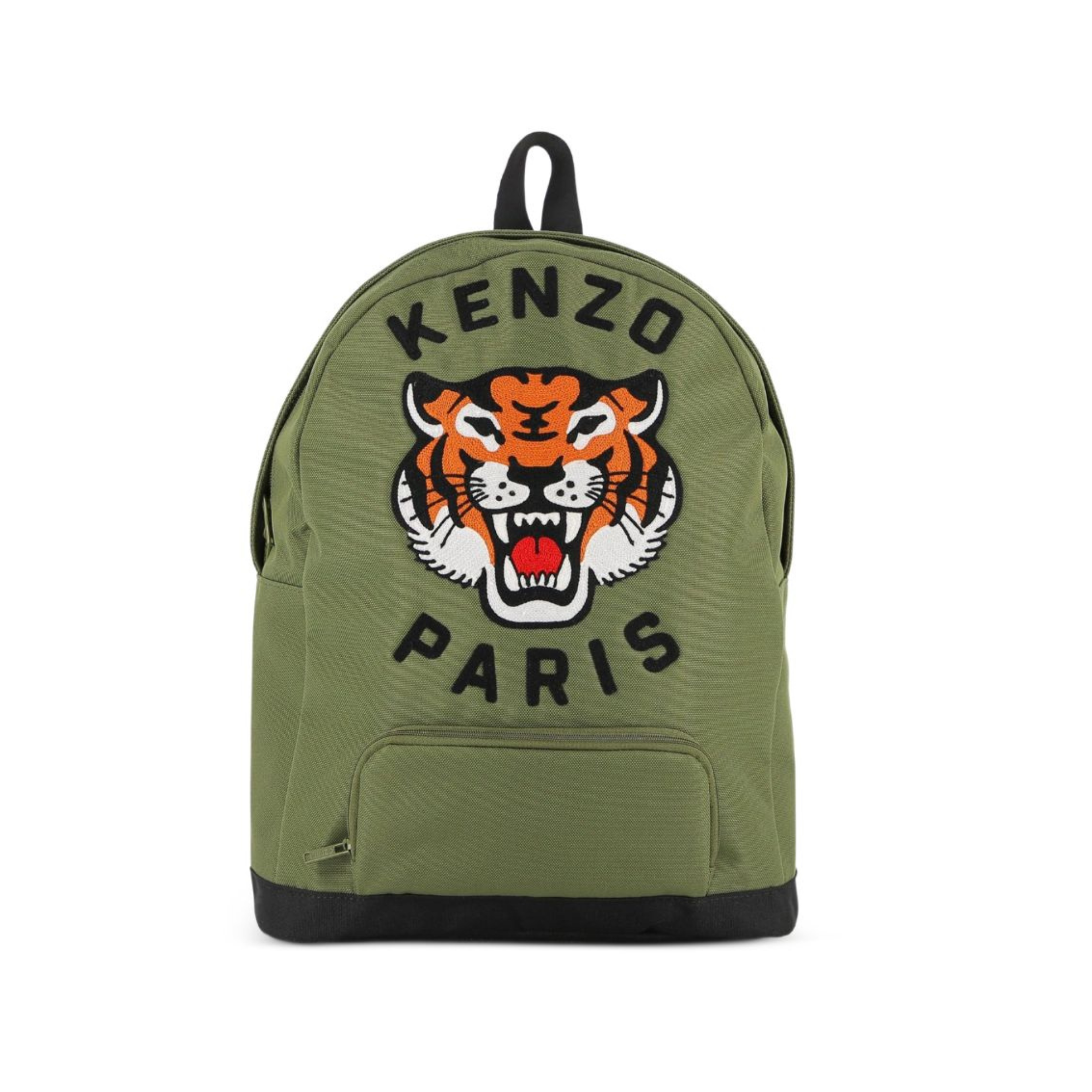 Zaino per bambini Kenzo Kids verde con caratteristico motivo Tigre K61836 64B KENZO KIDS