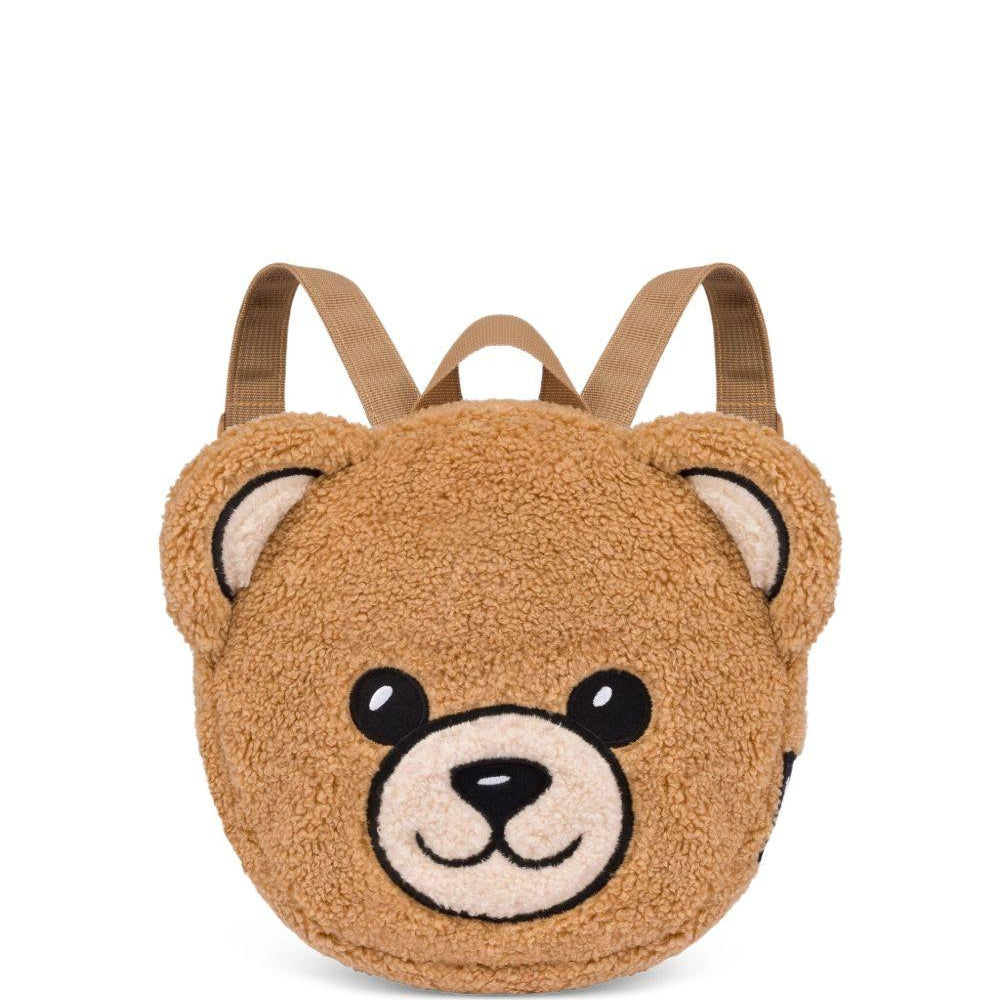 Zaino per bambini Moschino Kids marrone con motivo Teddy Bear MUX05ELIA00 20351 MOSCHINO KIDS