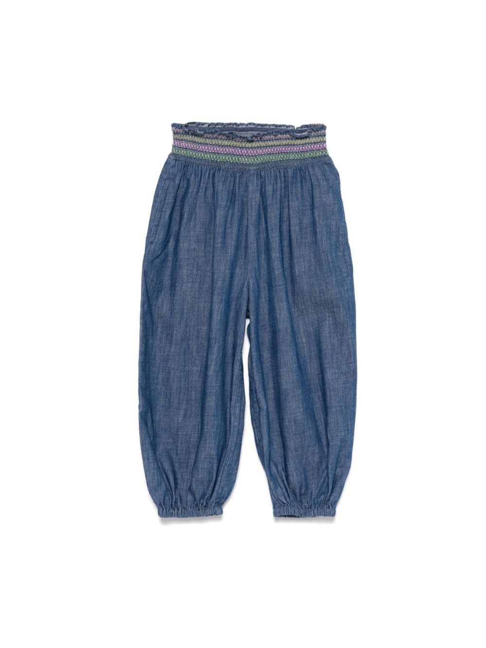 Jeans per bambina Zimmermann Kids in denim con elastico in vita 1825PR S253 ZIMMERMANN KIDS