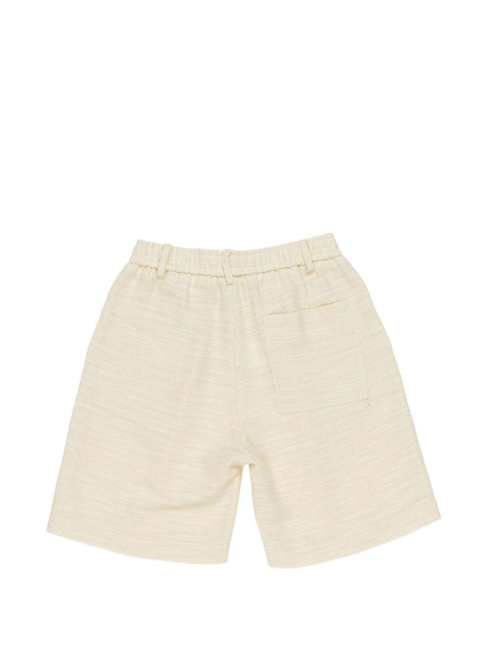 Shorts per bambino Paolo Pecora Kids beige con tasche applicate PP4380 SABBIA PAOLO PECORA KIDS