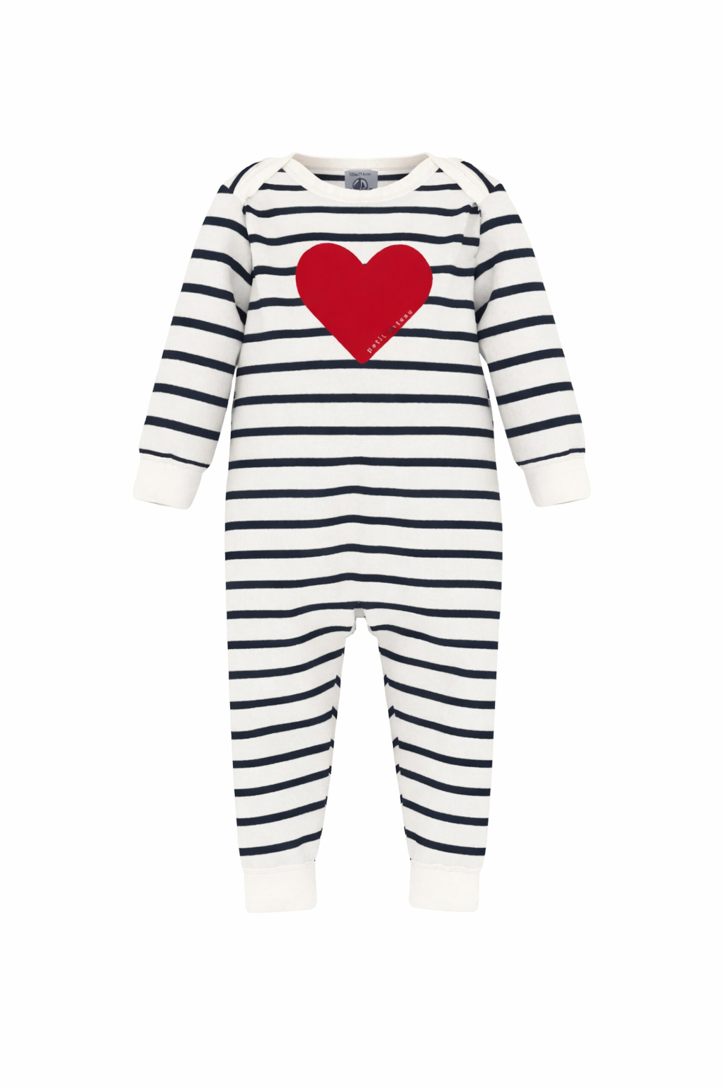 Tutina per neonati Petit Bateau multicolore con design a righe A0CN4 01 PETIT BATEAU