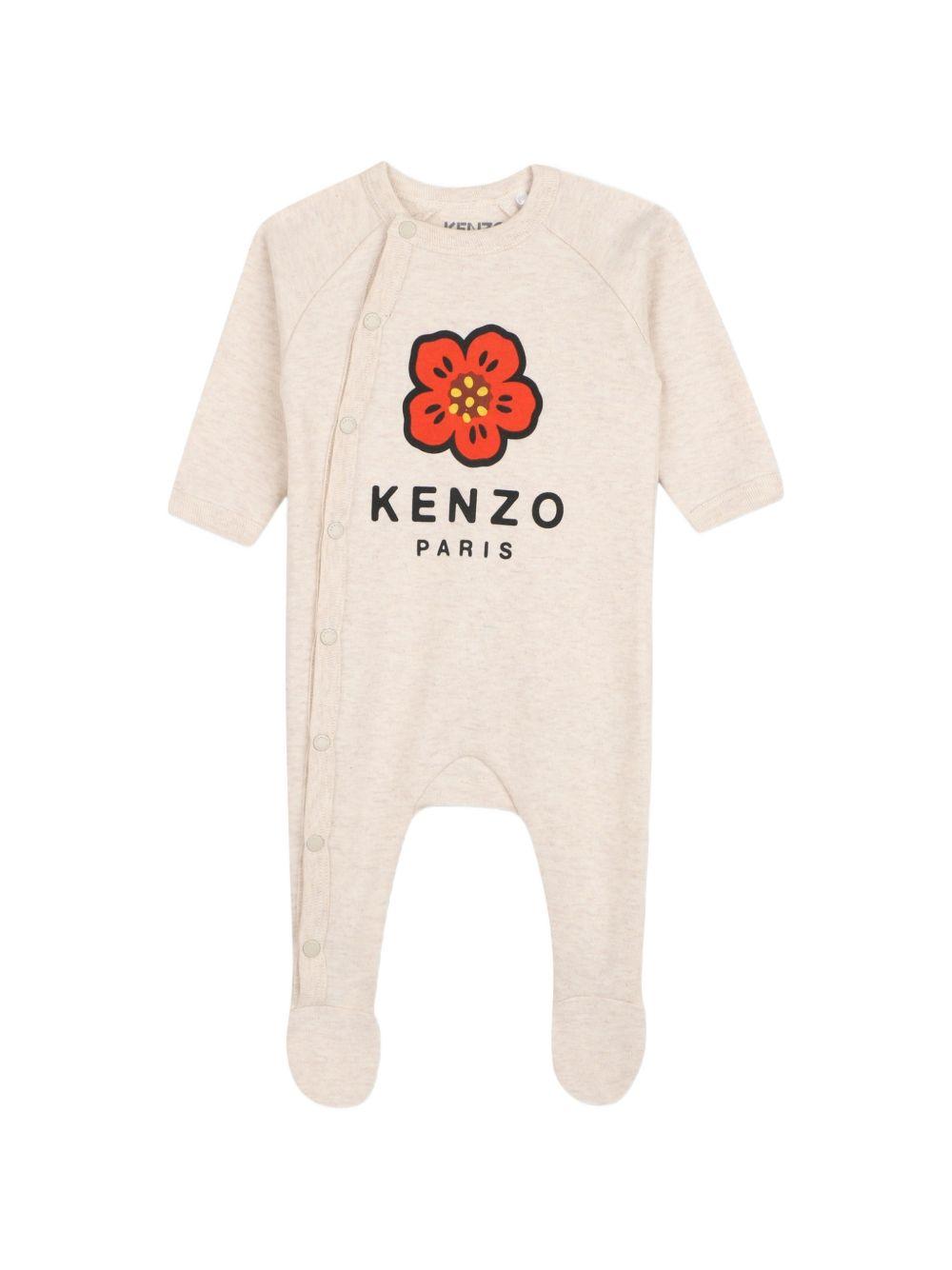 Tutine per neonata Kenzo Kids rosa con applicazioni floreali (set di due) K61614 43B KENZO KIDS
