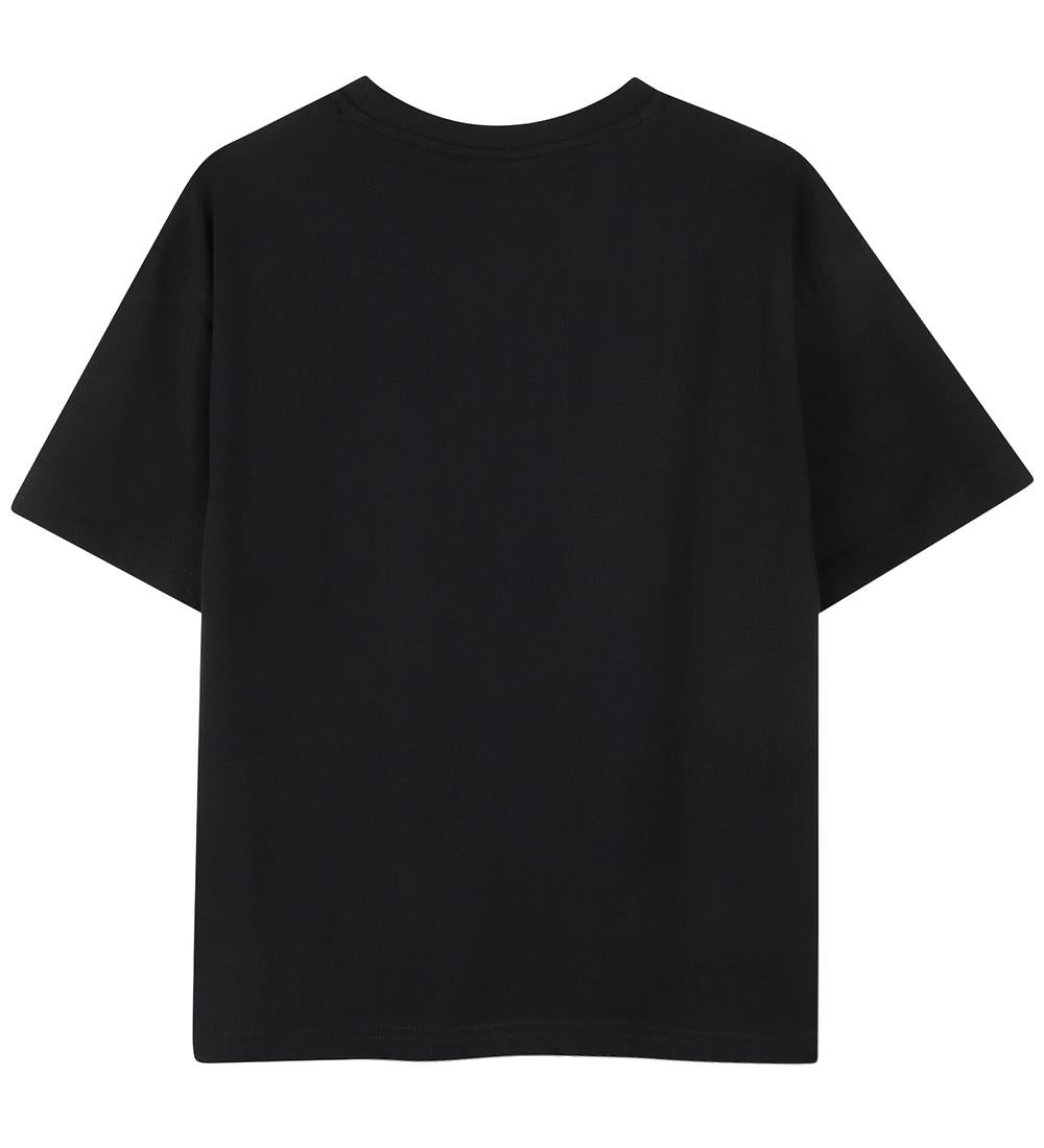 T-shirt per bambino Hugo Kids nera con logo sul davanti G00434 09B Hugo