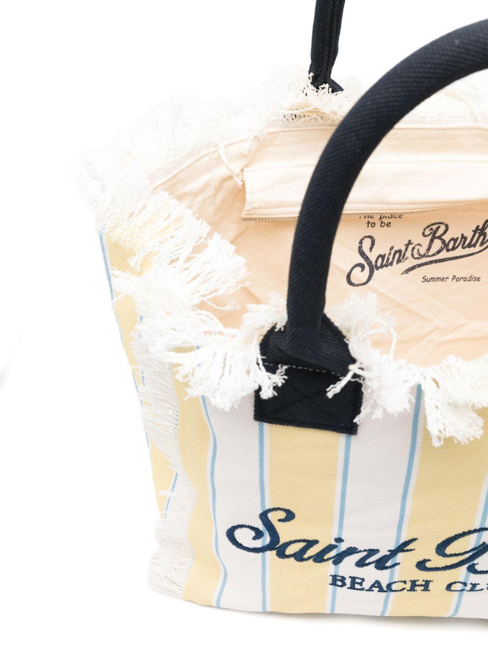 Borsa MC2 Saint Barth gialla con dettagli sfrangiati VANI001 02600L MC2 ST. BARTH KIDS