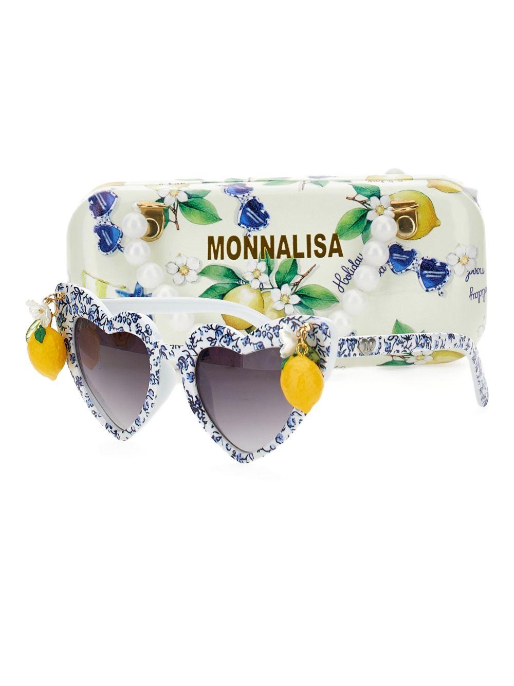 Occhiali da sole per bambina Monnalisa multicolore con ciondoli limoni 19G022 7072 1456 MONNALISA