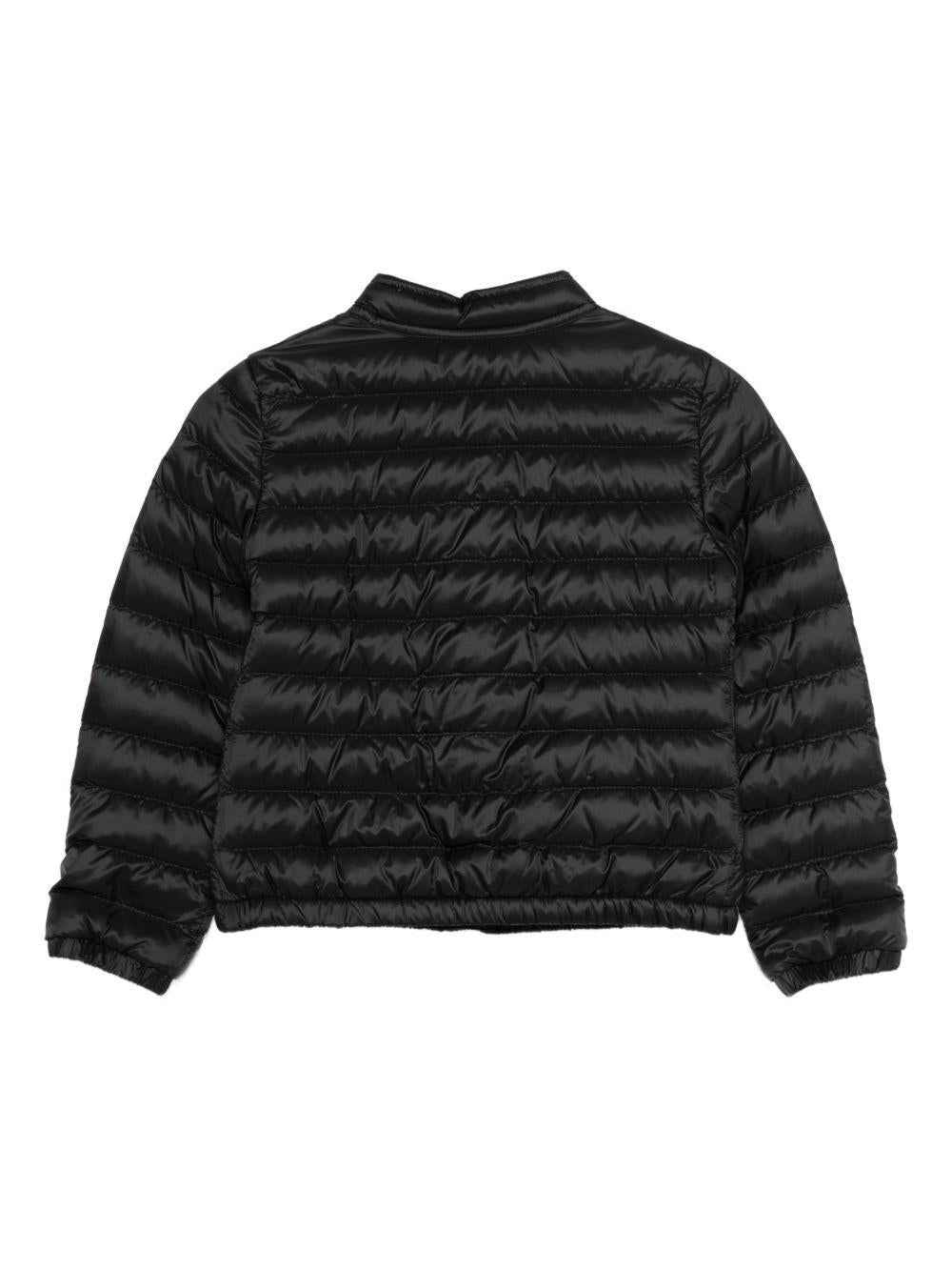 Piumino Lans per bambina Moncler Enfant nero con fodera in longue saison L19541A00032597YF 999 MONCLER KIDS