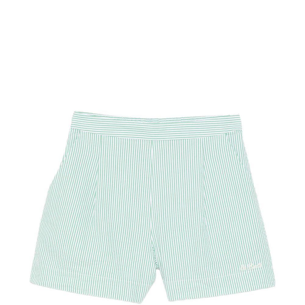 Shorts Amani per donna MC2 Saint Barth azzurri con design a righe AMN0001 01413L MC2 ST. BARTH